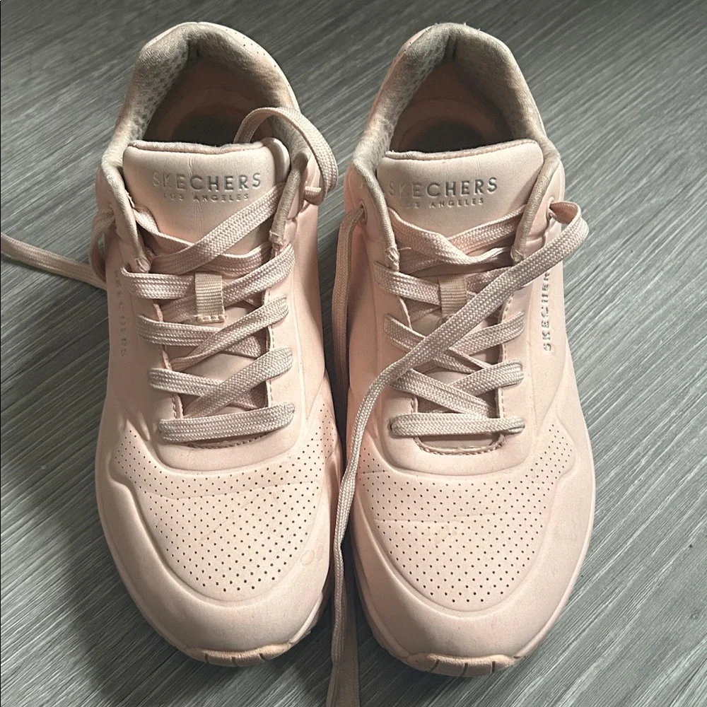 Skechers Women's Street Uno Sneakers Light Pink Size 9 - Picture 4 of 7